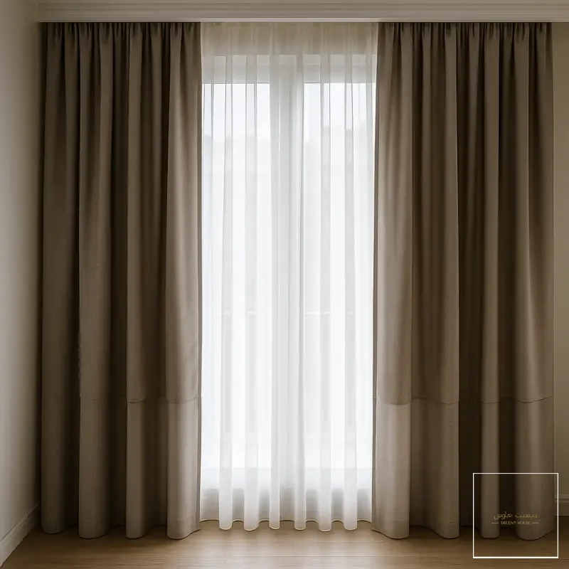 ستائر ويفي طبقتين - صورة 1