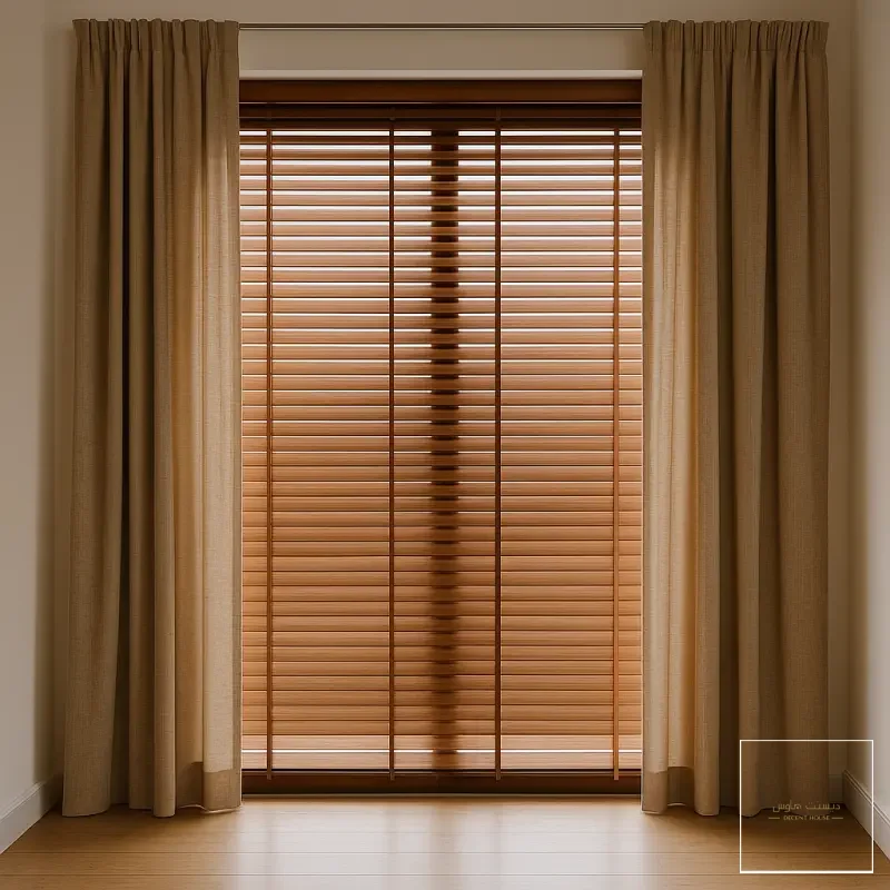 ستائر شرائح خشبية - صورة 5